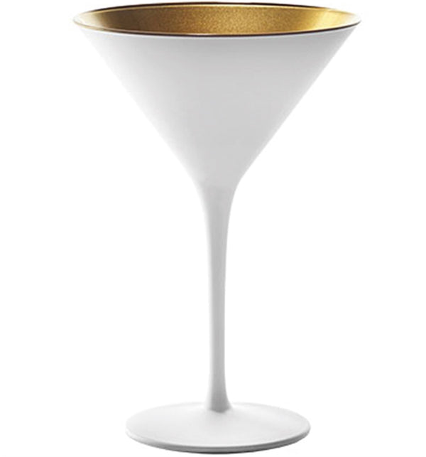 Olympic Cocktailschale 240ml weiss/gold