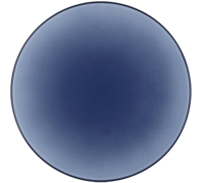 Equinoxe Speiseteller, Ø 28 cm, H_ 3.3 cm, blau
