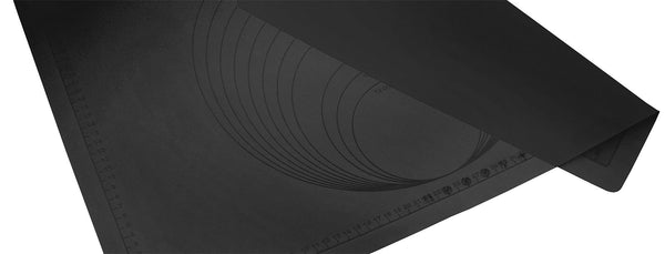 Backmatte Silikon mit Rand schwarz 40x30 cm