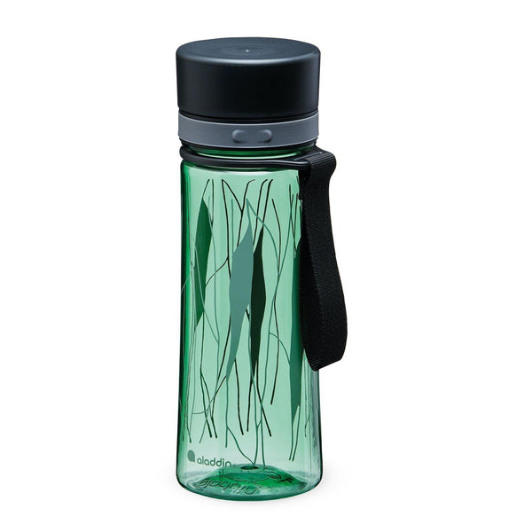 Aveo Water Bottle 0.35L Basil Green Print - MyLiving24