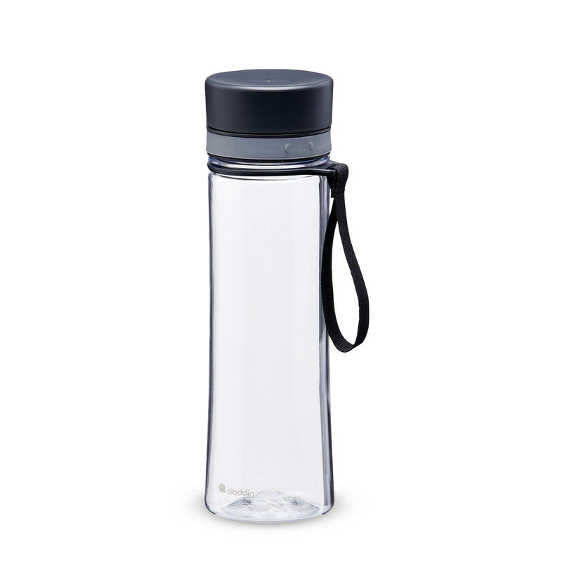 Aveo Water Bottle 0.6L Clear & Grey - MyLiving24
