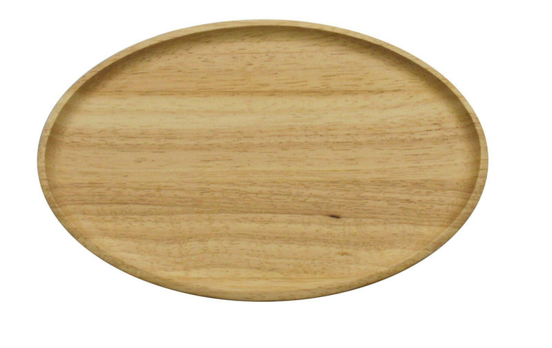 Gummibaum Tablett oval, 23.5x15.5x1.2cm - MyLiving24
