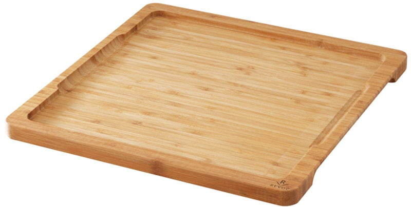 Bambus-Tablett für Steakteller, 29x29x2 cm - MyLiving24
