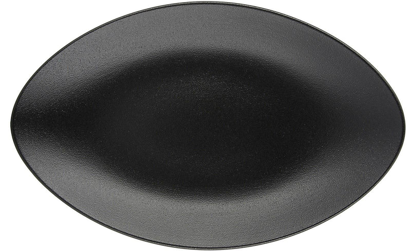 Equinoxe Servierteller oval, 35x22x4 cm, schwarz - MyLiving24