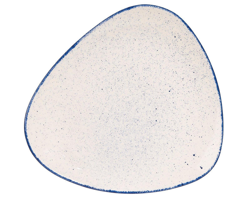 Stonecast Hints Indigo Blue Triangel Teller flach 31.1cm - MyLiving24