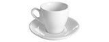 Luna Kaffee Obertasse+UT 1.8dl weiss mit Bodenstempel - MyLiving24