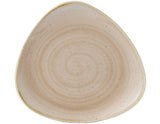 Stonecast Nutmeg Beige Triangel Teller flach 19.2cm