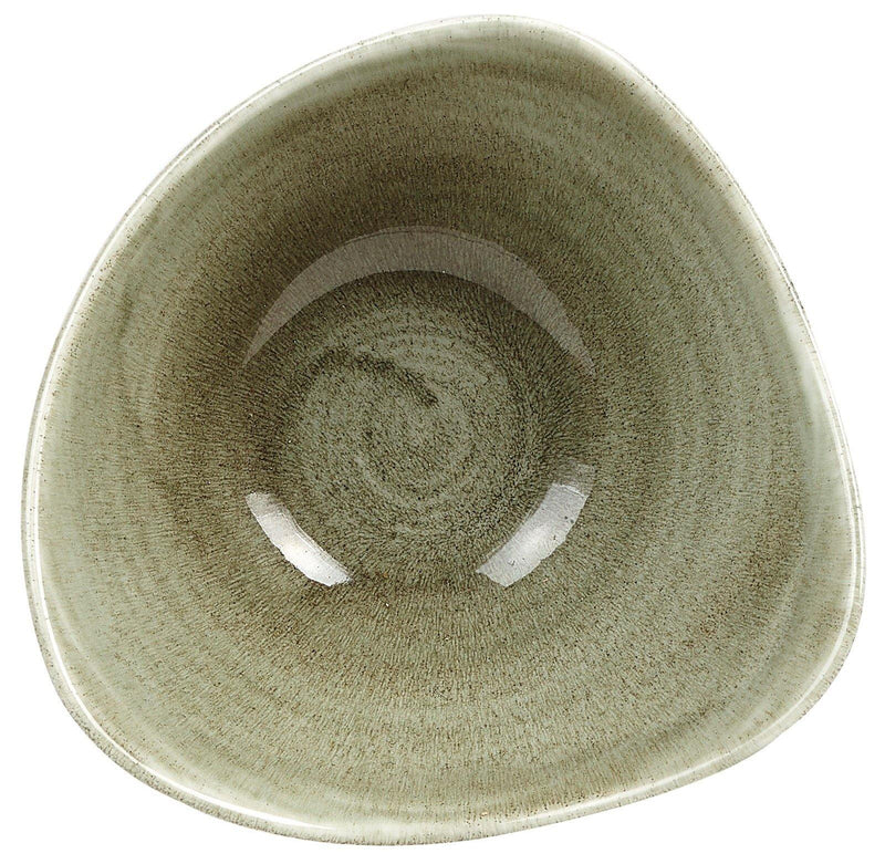 Stonecast Patina grün Triangel Schale 15.3cm - MyLiving24