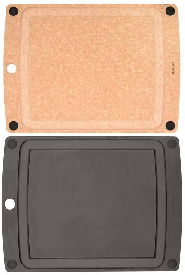 All-in-One Brett mit schwarzen Füssen, 37x28.5 cm, schwarz - MyLiving24