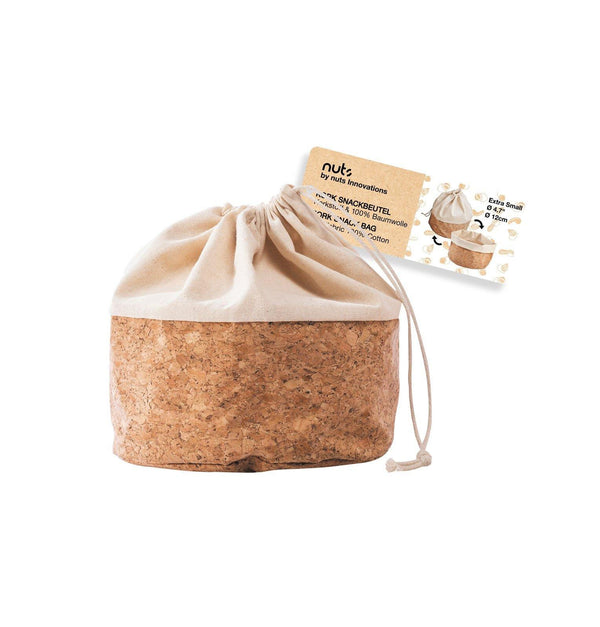 Brotbeutel mit Kordel, Baumwolle XS cork/beige, 12 cm - MyLiving24