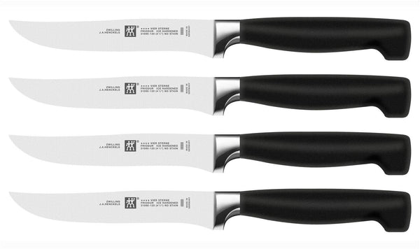 Vier Sterne 4er Set Steakmesser 140x250 mm - MyLiving24