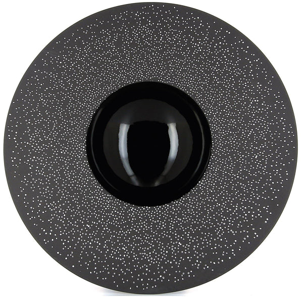 Sphere Teller 30 cl, H_ 5 cm, Ø 30 cm, schwarz-Konstellation - MyLiving24
