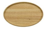 Gummibaum Tablett oval, 36.5x25x2 cm - MyLiving24