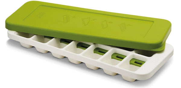 Quicksnap Plus Eiswürfelbehälter, weiss/grün, 13x32.2x3.5 cm - MyLiving24