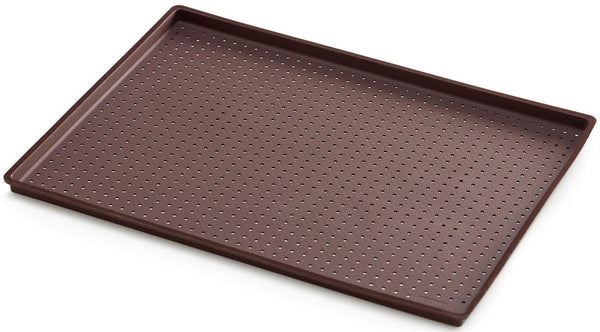 Pizza Backmatte perforiert, braun, 40x30x12 cm - MyLiving24