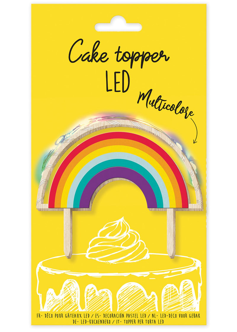 Cake topper LED Rainbow