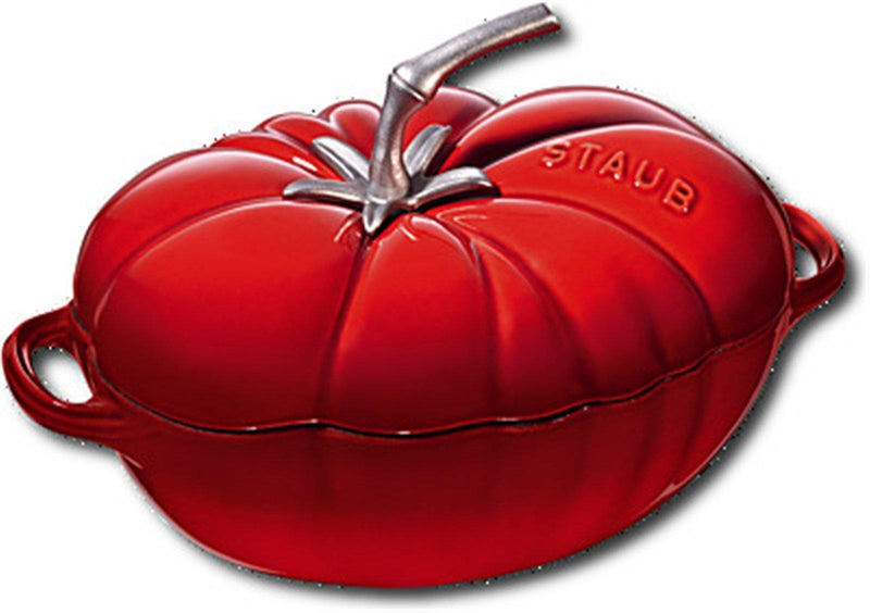 Cocotte 25 cm, Tomate, Kirsch-Rot, Gusseisen - MyLiving24