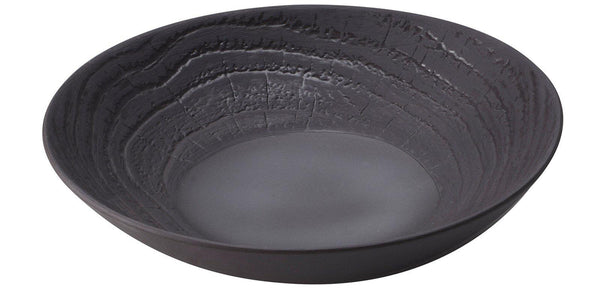 Suppenteller rund, H_ 5.7 cm, Ø 24.2 cm, Lakritze - MyLiving24